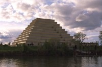 The Ziggurat Building on the Sacramento River in West Sacramento. The Ziggurat Building on the Sacramento River in West Sacramento.