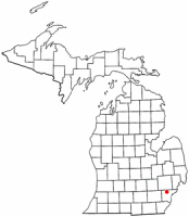 Location of Livonia within Michigan Location of Livonia within Michigan