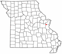 Location of Eureka, Missouri Location of Eureka, Missouri