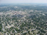 Downtown Findlay from the air Downtown Findlay from the air