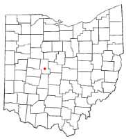 Location of Marysville, Ohio Location of Marysville, Ohio